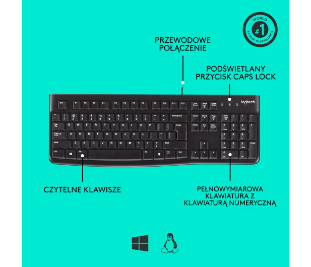 LOGITECH K120 920-002479 - 57307 - zdjęcie 11